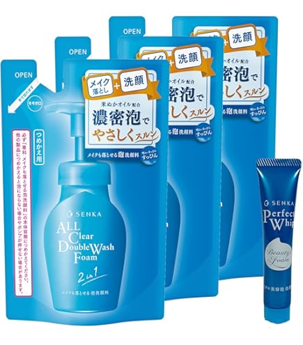 Amazon | 専科 SENKA 洗顔 メイクも落とせる泡洗顔料 つめかえ用 130ml